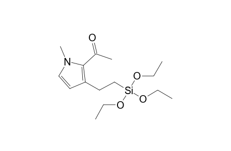 1-[1-methyl-3-(2-triethoxysilylethyl)-2-pyrrolyl]ethanone