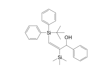 (E)-3-[tert-butyl(diphenyl)silyl]-1-phenyl-2-trimethylsilyl-2-propen-1-ol