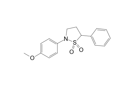 2-(4-Methoxyphenyl)-5-phenylisothiazolidine 1,1-Dioxide
