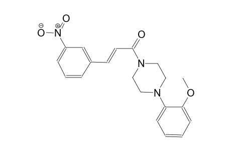 1-(2-methoxyphenyl)-4-[(2E)-3-(3-nitrophenyl)-2-propenoyl]piperazine