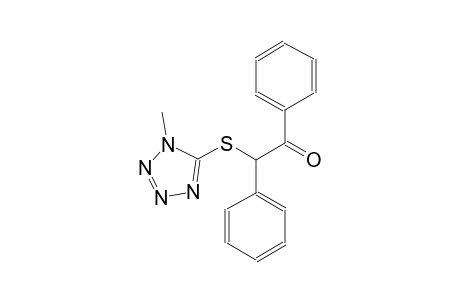 ethanone, 2-[(1-methyl-1H-tetrazol-5-yl)thio]-1,2-diphenyl-