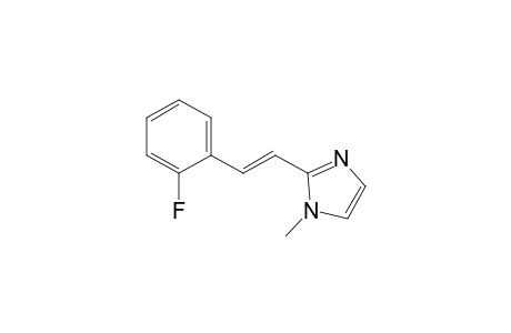 (E)-2-(2-Fluorostyryl)-1-methyl-1H-imidazole