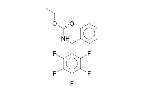 Carbamic acid, N-(.alpha.-pentafluorophenyl)benzyl-, ethyl ester