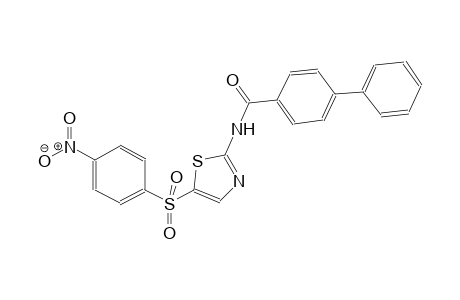 [1,1'-biphenyl]-4-carboxamide, N-[5-[(4-nitrophenyl)sulfonyl]-2-thiazolyl]-