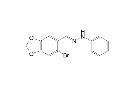 N-[(E)-(6-bromanyl-1,3-benzodioxol-5-yl)methylideneamino]aniline