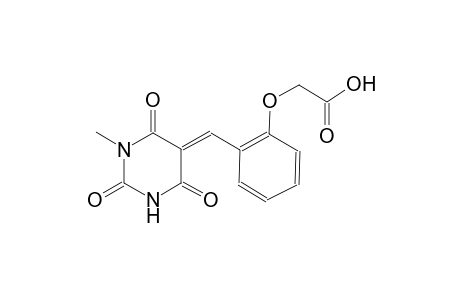 {2-[(E)-(1-methyl-2,4,6-trioxotetrahydro-5(2H)-pyrimidinylidene)methyl]phenoxy}acetic acid