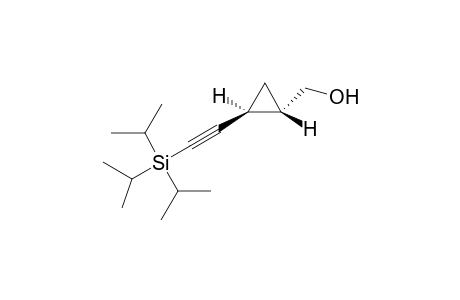 {(1S*,2S*)-2-[(Triisopropylsilyl)ethynyl]cyclopropyl}methanol