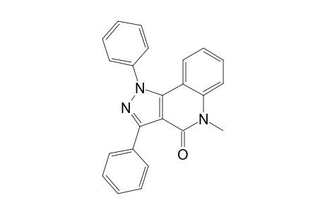 5-methyl-1,3-di(phenyl)pyrazolo[4,5-c]quinolin-4-one