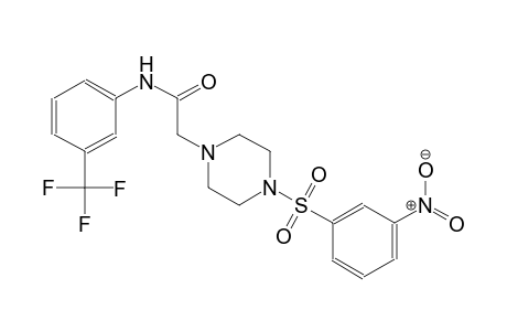 1-piperazineacetamide, 4-[(3-nitrophenyl)sulfonyl]-N-[3-(trifluoromethyl)phenyl]-