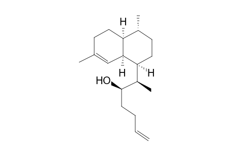 (2R,3R)-2-((1R,4R,4aS,8aS)-4,7-Dimethyl-1,2,3,4,4a,5,6,8a-octahydronaphthalen-1-yl)hept-6-en-3-ol