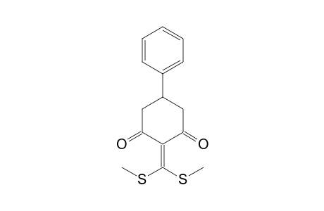 2-[bis(methylsulfanyl)methylene]-5-phenyl-cyclohexane-1,3-dione