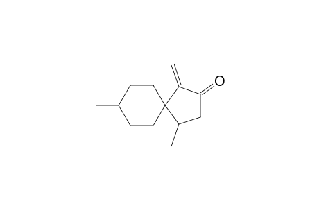 1,8-Dimethyl-4-methylene-3-spiro[4.5]decanone