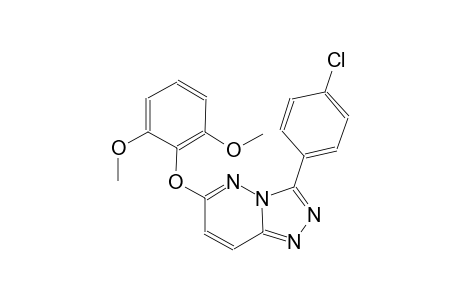 [1,2,4]triazolo[4,3-b]pyridazine, 3-(4-chlorophenyl)-6-(2,6-dimethoxyphenoxy)-