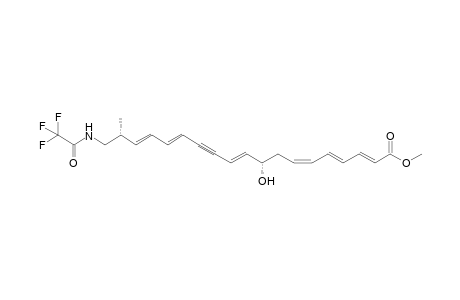 Methyl (2E,4E,6Z,9S,10E,14E,16E,18R)-9-Hydroxy-18-methyl-19-[(2,2,2-trifluoroacetyl)amino]-2,4,6,10,14,16-nonadecahexaen-12-ynoate