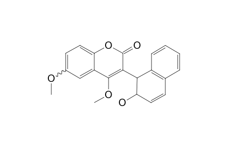 Coumatetralyl-M (tri-HO-) -H2O 2ME