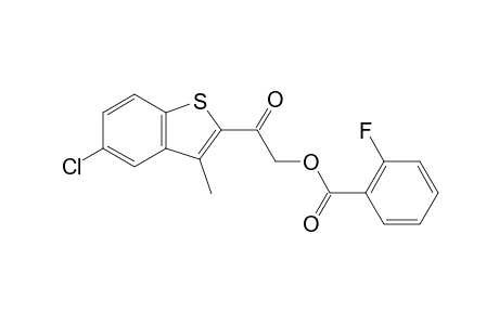 5-chloro-3-methylbenzo[b]thien-2-yl hydroxymethyl ketone, o-fluorobenzoate