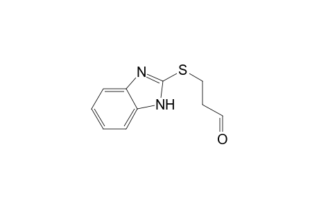 3-(1H-benzimidazol-2-ylsulfanyl)propanal