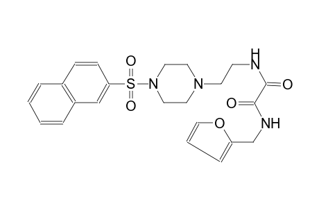 N~1~-(2-furylmethyl)-N~2~-{2-[4-(2-naphthylsulfonyl)-1-piperazinyl]ethyl}ethanediamide
