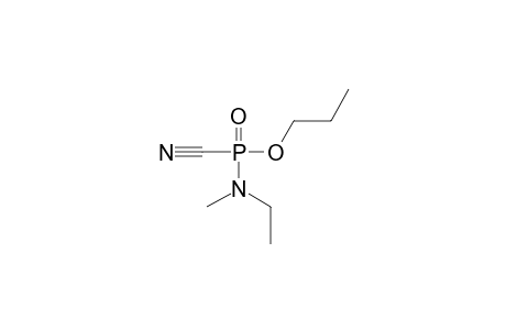 O-propyl N-ethyl N-methyl phosphoramidocyanidate
