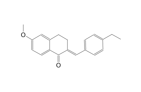(2E)-2-(4-ethylbenzylidene)-6-methoxy-3,4-dihydro-1(2H)-naphthalenone