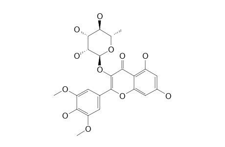 MYRICETIN-3',5'-DIMETHYLETHER-3-O-ALPHA-L-RHAMNOPYRANOSIDE