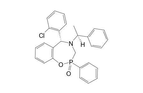 (2R)-2-PHENYL-(5R)-5-(2-CHLOROPHENYL)-4-[(1'S)-1-PHENYLETHYL]-2,3,4,5-TETRAHYDRO-1,4,2-BENZOXAZAPHOSPHEPINE-2-OXIDE