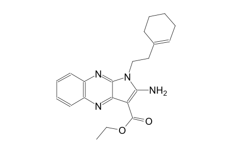 ethyl 2-amino-1-[2-(1-cyclohexen-1-yl)ethyl]-1H-pyrrolo[2,3-b]quinoxaline-3-carboxylate