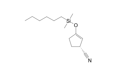 (R)-3-[(Dimethylhexylsilyl)oxy]-2-cyclopentenecarbonitrile