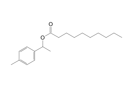 rac-1-(4-Methylphenyl)ethyl decanoate