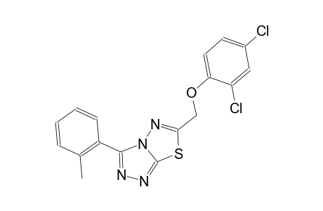 6-[(2,4-dichlorophenoxy)methyl]-3-(2-methylphenyl)[1,2,4]triazolo[3,4-b][1,3,4]thiadiazole