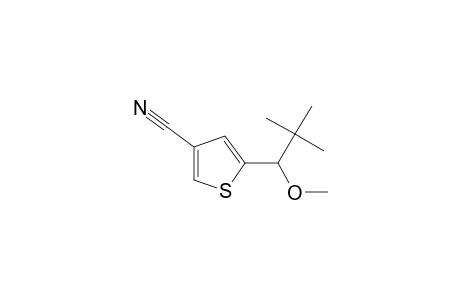 5-(1-Methoxy-2,2-dimethylpropyl)-3-thiophenecarbonitrile