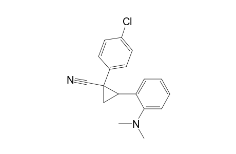 Cyclopropanecarbonitrile, 1-(4-chlorophenyl)-2-[(dimethylamino)phenyl]-