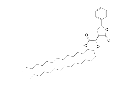 Methyl 2-[2-oxo-5-phenyldihydro-3(2H)-furanyliden]-3-[(1-tetradecylpentadecyl)oxy]acetate
