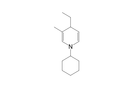 Pyridine, 1-cyclohexyl-4-ethyl-1,4-dihydro-3-methyl-