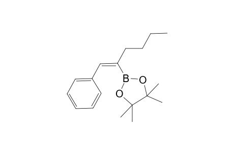 (E)-4,4,5,5-tetramethyl-2-(1-phenylhex-1-en-2-yl)-1,3,2-dioxaborolane