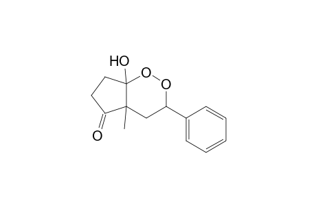 5H-Cyclopenta[c]-1,2-dioxin-5-one, hexahydro-7a-hydroxy-4a-methyl-3-phenyl-, (3.alpha.,4a.alpha.,7a.alpha.)-(.+-.)-