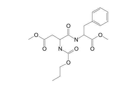 Aspartame, N-(N-propyloxycarbonyl)-, methyl ester