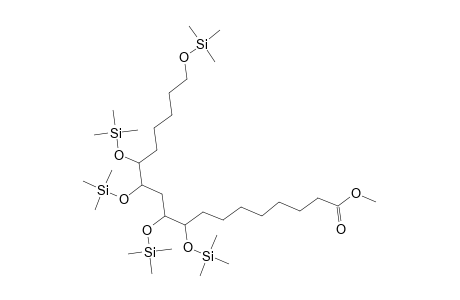 Octadecanoic acid, 9,10,12,13,18-pentakis(trimethylsiloxy)-, methyl ester
