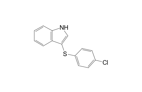 3-[(4-Chlorophenyl)thio]-1H-indole