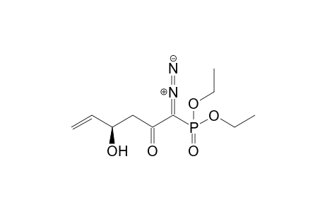 (1Z,4R)-1-diazonio-1-diethoxyphosphoryl-4-hydroxy-2-hexa-1,5-dienolate