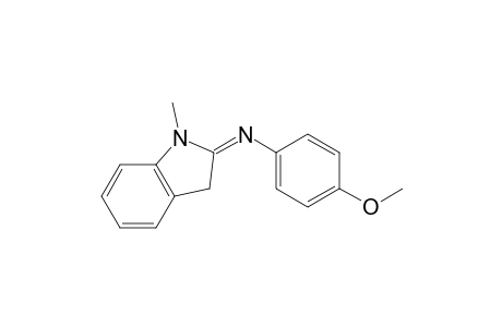 1-Methyl-2-(p-methoxyphenyl)imino-2,3-dihydroindole
