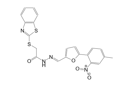 2-(1,3-benzothiazol-2-ylsulfanyl)-N'-{(E)-[5-(4-methyl-2-nitrophenyl)-2-furyl]methylidene}acetohydrazide