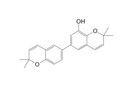 2,2,2',2'-Tetrametyl-[6,6'-bi-2H-[1]benzopyran]-8-ol