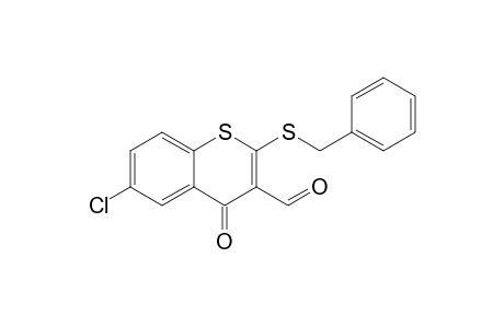 6-Chloro-2-benzylthio-4-oxo-4H-1-benzothiin-3-carbaldehyde