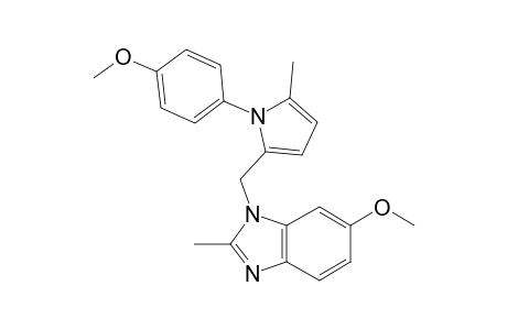 6-Methoxy-2-methyl-1-{[1-(4-Methoxyphenyl)-5-methylpyrrol-2-yl]methyl}-1H-benzimidazole
