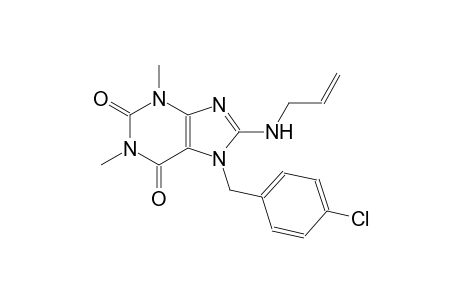 8-(allylamino)-7-(4-chlorobenzyl)-1,3-dimethyl-3,7-dihydro-1H-purine-2,6-dione