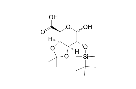 2-O-(tert-Butyldimethylsilyl)-3,4-O-isopropylidene-D-galactopyranuronic acid