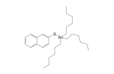 Trihexyl(naphthalen-2-ylthio)stannane