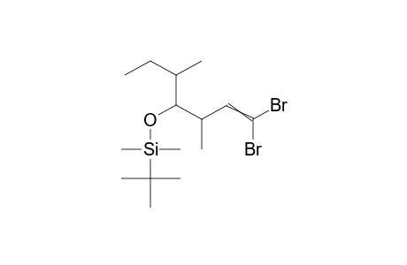 (3s,4r,5s)-4-(tert-butyldimethylsilyloxy)-1,1-dibromo-3,5-dimethyl-1-heptene