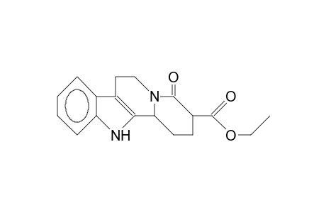 (2S,12BS)-4-oxo-1,2,3,4,6,7,12,12b-octahydro-indolo(2,3-A)quinoziline 3-carboxylic acid, ethyl ester